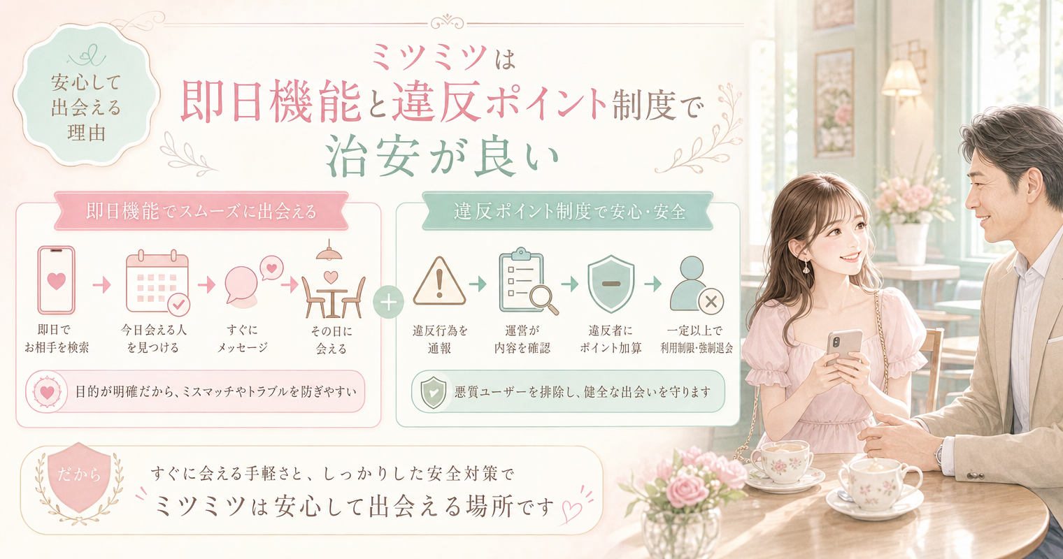 第9位:ミツミツ、今日と明日に会いたいときの1本