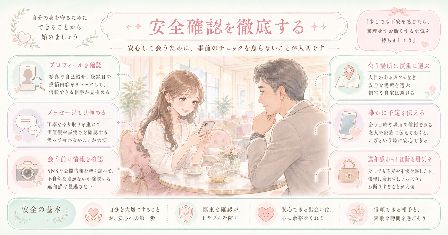 安全確認を徹底する