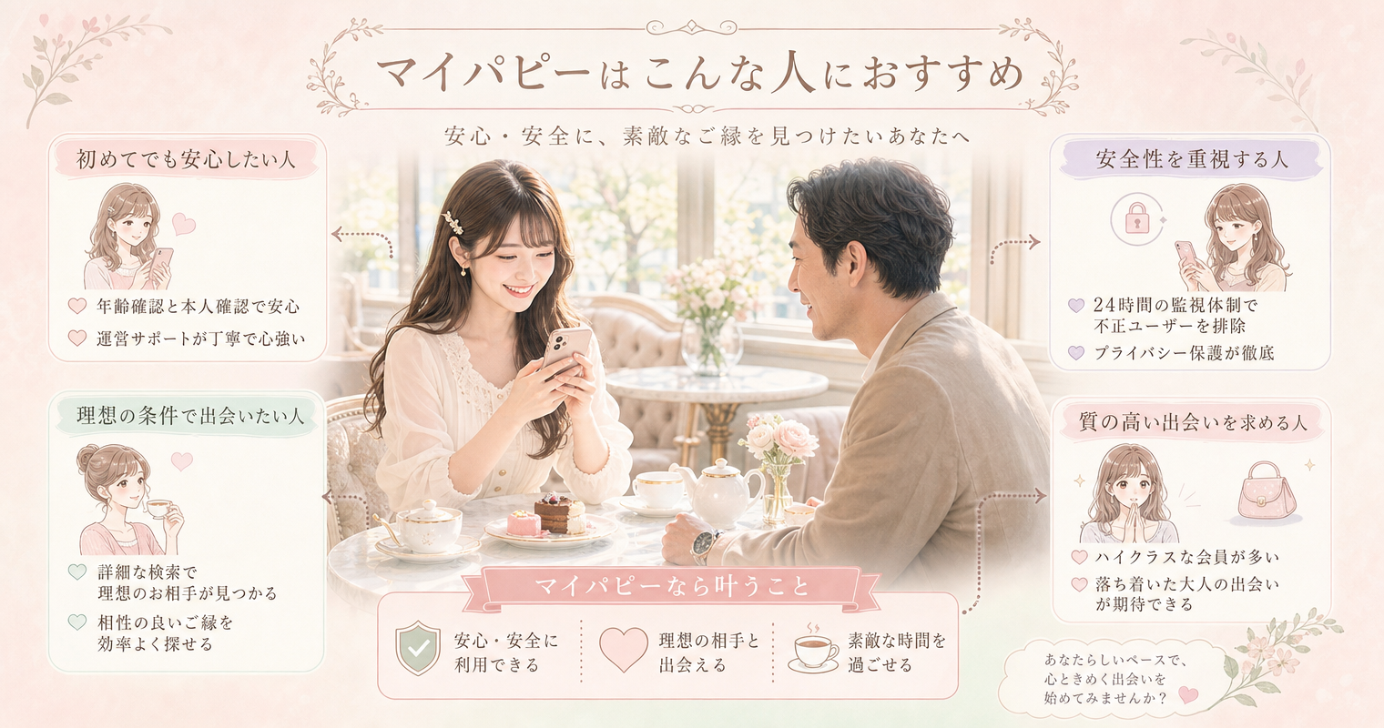 マイパピーはこんな人におすすめ