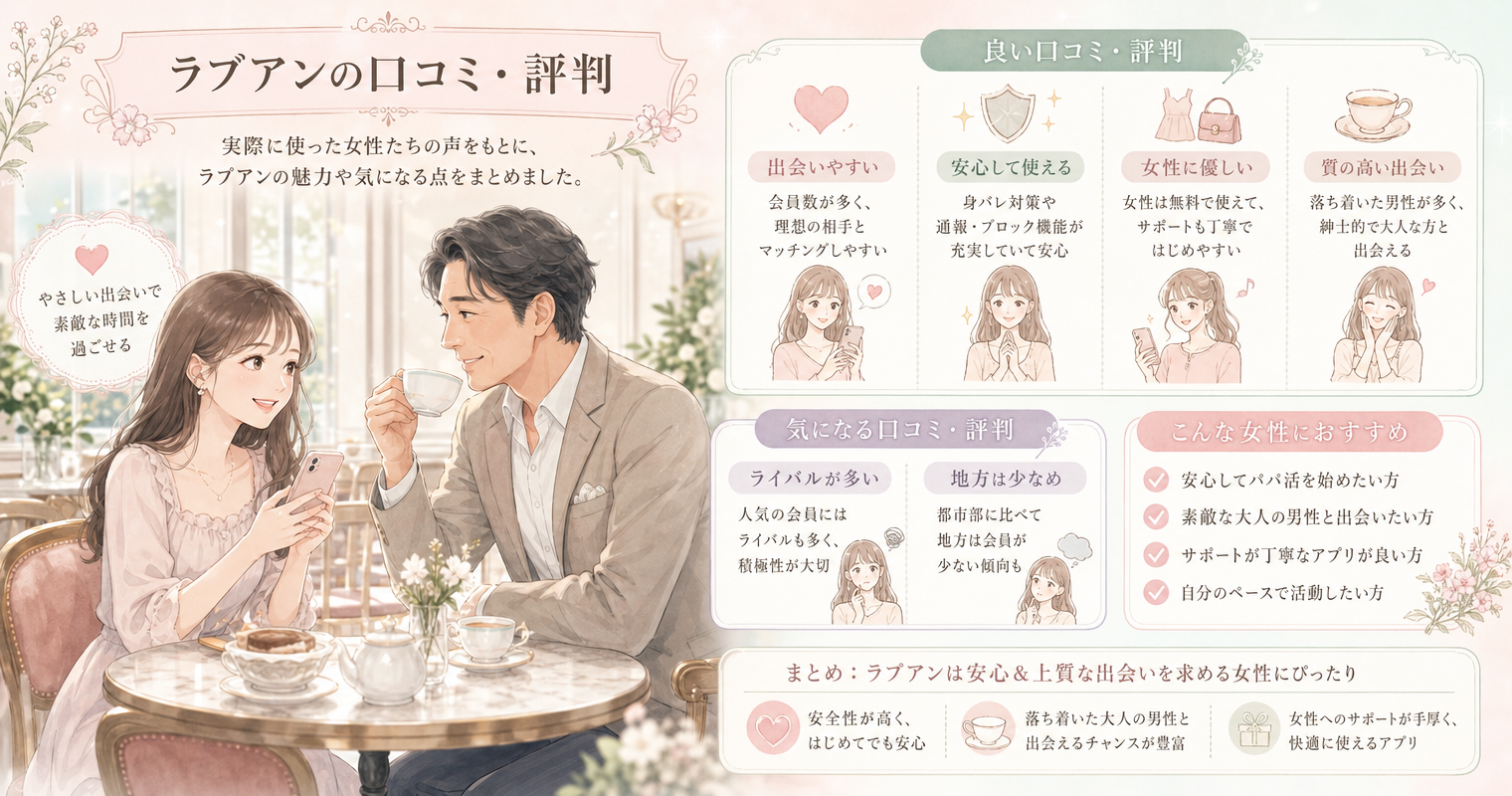 ラブアンの口コミ・評判