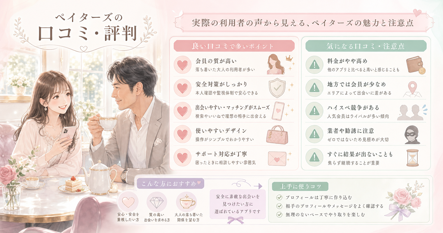 ペイターズの口コミ・評判